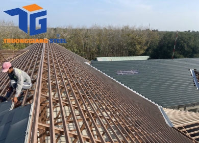 Thiết Kế Thi Công Khung Kèo Mái Ngói